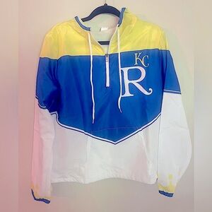 KC Royals Baseball Pullover Windbreaker